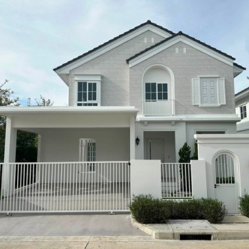 ขายบ้านเดี่ยว 2 ชั้นแปลงมุม 62.2 ตร.วา ชัยพฤกษ์ บางนา กม.15 ใกล้ Mega Bangna, Central Village เฟอร์พ