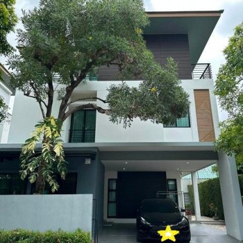 ขายบ้านเดี่ยว 3 ชั้น 54 ตร.ว. หมู่บ้านลุมพินี สวนหลวง ถนนเฉลิมพระเกียรติ ร.9