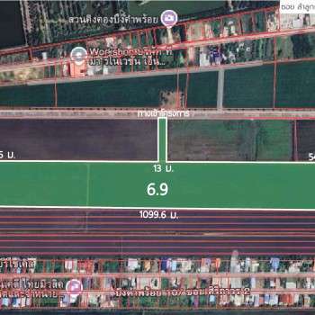 ขายที่ดิน 55 ไร่ คลอง 6 เหมาะพัฒนาเป็นโครงการแนวราบ