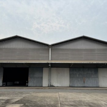 T26-1009 ให้เช่า โกดัง โกดังพร้อมออฟฟิศ 2,280 ตร.ม. เครน 5 ตัน ติดถนนใหญ่ ถนนเทพารักษ์ 1 ตารางวา ใกล