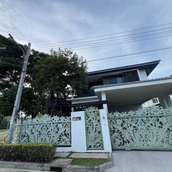 BH4332 ให้เช่าบ้านเดี่ยว 2 ชั้น หมู่บ้านมัณฑนา วงแหวน กัลปพฤกษ์ บ้านหัวมุมสภาพสวย ทำเลดีติดถนนกาญจนา
