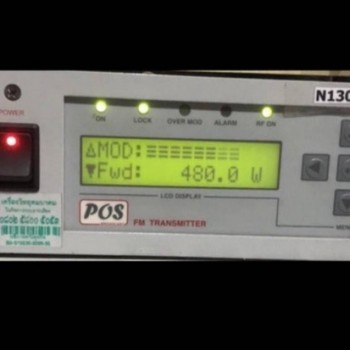 ทรัพย์น่าซื้อบอกต่อราคาดีคุยง่าย เครื่องส่ง POS 500 watt มีใบ เสาสาย Hadiac เช่า เซ้ง สถานีวิทยุชุมช