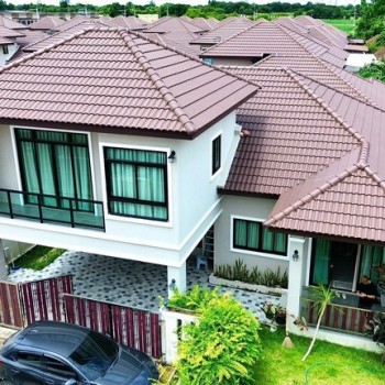 บ้านเดี่ยวหลังใหญ่ 4 นอน 4 น้ำ 63ตรว. พร้อมเฟอร์ฯ ใกล้ถ.สุขุมวิท The Private3 อ.บ้านฉาง ระยอง T.o86-