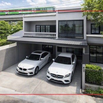 BTS วัดพระศรีมหาธาตุ 575 ม.  ทาวน์โฮม2ช้้น 3-4นอน 4 ห้องน้ำ  33 ตร.ว. 200 ตร.ม. เพหลโยธิน 51-59 ใกล้