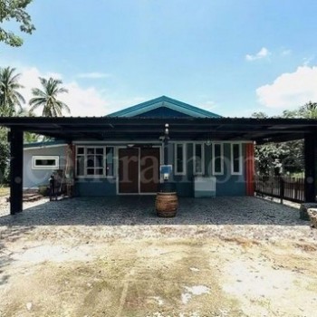 บ้านเดี่ยว ที่ดิน 1 ไร่ 3 งาน คลองชะโด สามชุก สุพรรณบุรี ราคาถูก