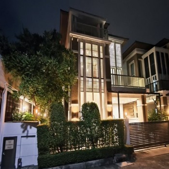 ให้เช่าบ้านเดี่ยว 3 ชั้น 310 ตรม. บ้านกลางกรุง เดอะนีซ รัชวิภา ตกแต่งเฟอร์ครบ ใกล้บองมาร์เช่ ใกล้ ม.