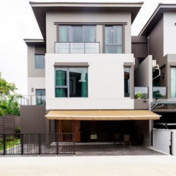 BH4356 ให้เช่าบ้านกลางเมือง The Edition Bangna บ้านใหม่หรู วิวทะเลสาบ ใกล้ Mega Bangna และ Muang Kae