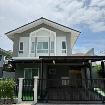 ขายบ้านเดี่ยว 2 ชั้น 50 ตรว. โครงการ Perfect place สุขุมวิท 77 เฟส 8 ติดโรบินสันลาดกระบัง เดินทางสะด