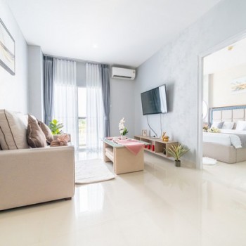 ขายคอนโด CC Condominium 2 พัทยา ห้องใหญ่ 34.85 ตร.ม. 1 ห้องนอน เฟอร์ครบ