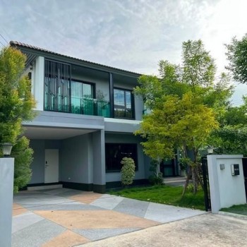 ให้เช่าบ้านเดี่ยว 2ชั้น หมู่บ้านบุราสิริ วงแหวน-อ่อนนุช ย่านถนนบางนา กม.7 บ้านตกแต่งพร้อมอยู่