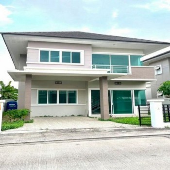 ให้เช่า - รีโนเวทใหม่ เครื่องใช้ไฟฟ้าครบ บ้านเดี่ยว 2 ชั้น โซกู๊ด วิลเลจ บ่อวิน TP-H2491
