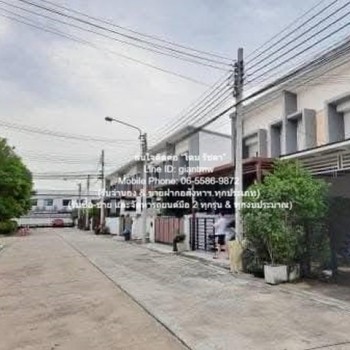 DSL-788 ขาย ทาวน์เฮ้าส์ ขายทาวน์โฮม 2 ชั้น ถ.สรงประภา (ใกล้สนามบินดอนเมือง) 28.6 ตร.ว. 3 น 3 น้ำ 2 จ