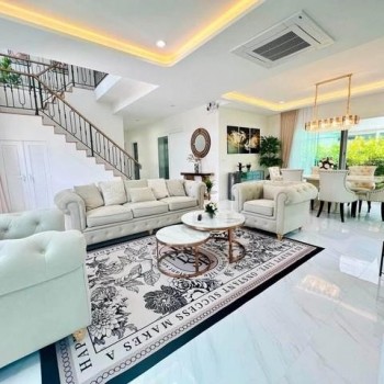 ให้เช่าบ้านเดี่ยว ย่านบางนา กม.5 หมู่บ้าน แกรนดิโอ บางนา ตกแต่งสวยพร้อมพักอาศัย