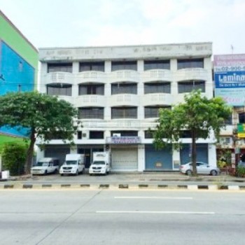 ตลาดบุญร่มเย็น 316 ตร.ม.มีชั้นลอย ติดถนนลำลูกกา 5-13 อาคารพาณิชย์ 4 ชั้น 3 นอน 3 น้ำ โลตัส ลำลูกกา ค