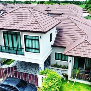 B บ้านเดี่ยวหลังใหญ่ 4 นอน 4 น้ำ 63ตรว.พร้อมเฟอร์ฯ ใกล้ถ.สุขุมวิท The Private3 อ.บ้านฉาง ระยองT.o86-