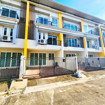สุวรรณภูมิ 22ตรว. APL ลาดกระบัง 32-56 เฟอร์ครบ เครื่องซักผ้า ให้เช่าโฮมออฟฟิศ 3 ชั้น 232ตรม. พร้อมอย